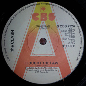 The Clash : I Fought The Law (7", Promo)