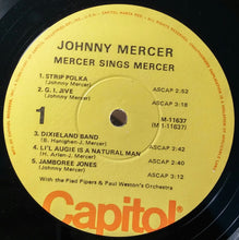 Load image into Gallery viewer, Johnny Mercer : Mercer Sings Mercer (LP, Comp)
