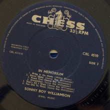 Load image into Gallery viewer, Sonny Boy Williamson (2) : In Memorium (LP, Comp, Mono)
