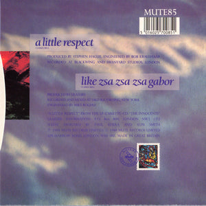 Erasure : A Little Respect (7", Single, Ltd)
