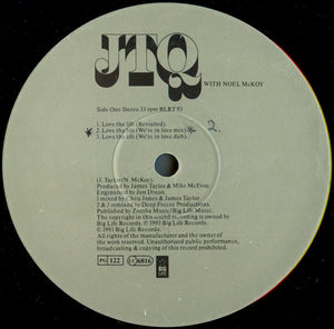 JTQ* with Noel McKoy : Love The Life (12")