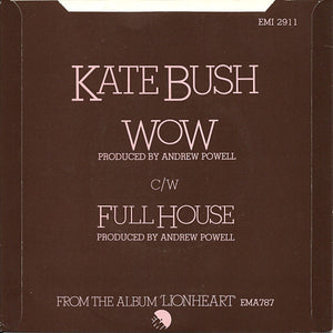 Kate Bush : Wow (7", Single, Fli)