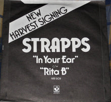 Load image into Gallery viewer, Strapps : In Your Ear (7&quot;, Single, Promo)
