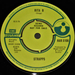 Strapps : In Your Ear (7", Single, Promo)