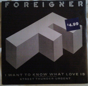 Foreigner : I Want To Know What Love Is (Extended Version) (12", Single, Dam)