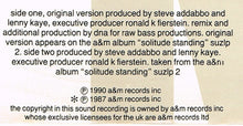 Load image into Gallery viewer, D.N.A.* Featuring Suzanne Vega : Tom's Diner (7", Single)
