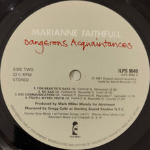 Load image into Gallery viewer, Marianne Faithfull : Dangerous Acquaintances (LP, Album)
