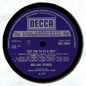 The Rolling Stones : Get Yer Ya-Ya's Out! - The Rolling Stones In Concert (LP, Album)