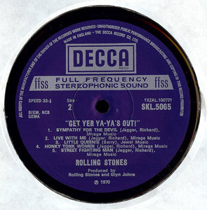 The Rolling Stones : Get Yer Ya-Ya's Out! - The Rolling Stones In Concert (LP, Album)