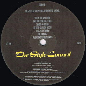 The Style Council : The Singular Adventures of The Style Council (LP, Comp)