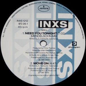 INXS : Need You Tonight (12", Single)