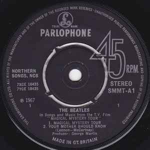 The Beatles : Magical Mystery Tour (2x7", EP, RE)