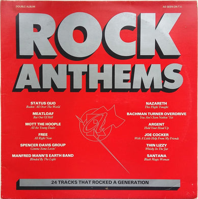 Various : Rock Anthems (2xLP, Album, Comp)
