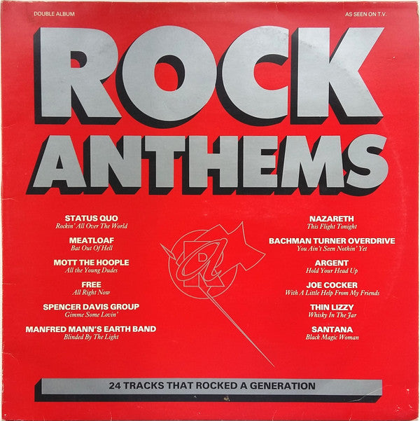 Various : Rock Anthems (2xLP, Album, Comp)