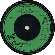 Load image into Gallery viewer, Generation X (4) : Your Generation (7&quot;, Single)

