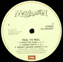 Load image into Gallery viewer, Marillion : Real To Reel (LP, Album)
