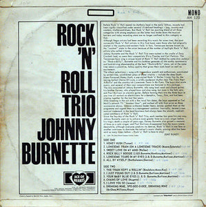 Johnny Burnette : Rock 'N' Roll Trio (LP, Album, Mono, RE)