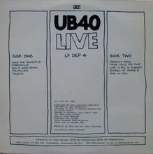 Load image into Gallery viewer, UB40 : Live (LP, Album, Yel)
