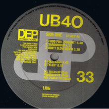 Load image into Gallery viewer, UB40 : Live (LP, Album, Yel)
