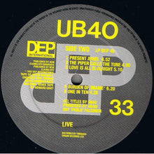 Load image into Gallery viewer, UB40 : Live (LP, Album, Yel)
