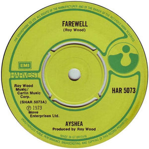Ayshea* : Farewell (7", Single)