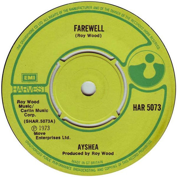 Ayshea* : Farewell (7