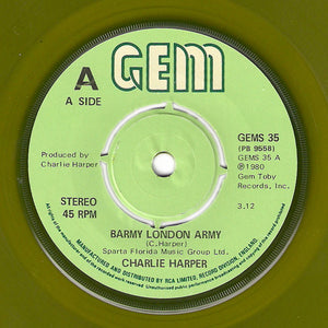Charlie Harper : Barmy London Army (7", Single, Gre)