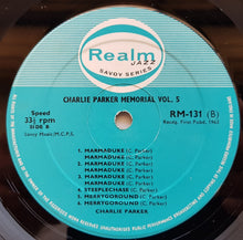 Load image into Gallery viewer, Charlie Parker :  Charlie Parker Memorial Volume 5 (LP, Comp, Mono)
