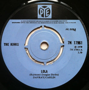 The Kinks : Lola (7", Single, Pus)