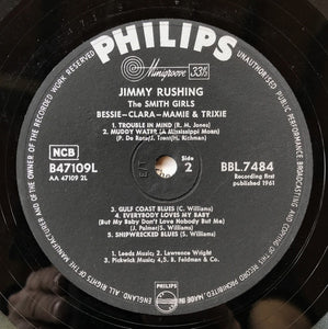 Jimmy Rushing : The Smith Girls, Bessie - Clara - Mamie & Trixie (The Songs They Made Famous) (LP, Album, Mono)