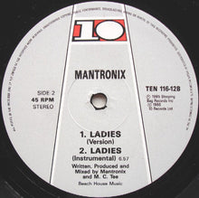 Load image into Gallery viewer, Mantronix : Ladies (12", Single)
