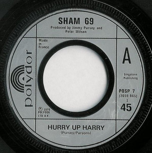 Sham 69 : Hurry Up Harry / No Entry (7