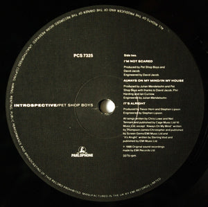 Pet Shop Boys : Introspective (LP, Album)