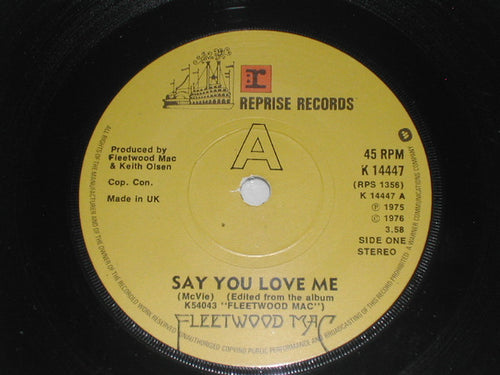 Fleetwood Mac : Say You Love Me (7
