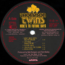Load image into Gallery viewer, Thompson Twins : Here's To Future Days (2xLP, Album)
