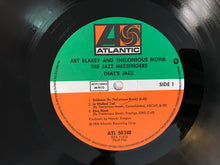 Load image into Gallery viewer, Art Blakey, Thelonious Monk : The Jazz Messengers (LP, Album, RE, Gat)
