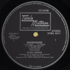 Stevie Wonder : Innervisions (LP, Album, RE, Gat)