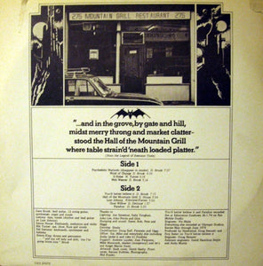 Hawkwind : Hall Of The Mountain Grill (LP, Album, RE)