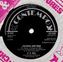 Load image into Gallery viewer, Z.Z. Hill : Second Chance / Faithful And True (7&quot;, Single)
