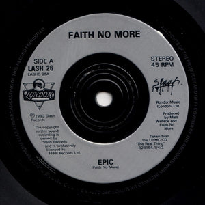 Faith No More : Epic (7", Single, RE)
