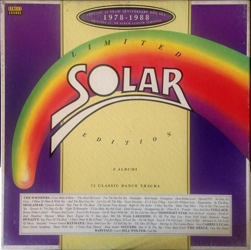 Various : The Solar Box Set (8xLP, Comp, Ltd + Box)