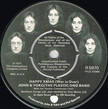 Load image into Gallery viewer, John &amp; Yoko* &amp; The Plastic Ono Band : Happy Xmas (War Is Over)  (7&quot;, Single, Kno)
