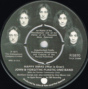 John & Yoko* & The Plastic Ono Band : Happy Xmas (War Is Over)  (7", Single, Kno)