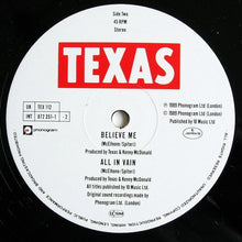 Load image into Gallery viewer, Texas : I Don&#39;t Want A Lover (Full Version) (12&quot;)
