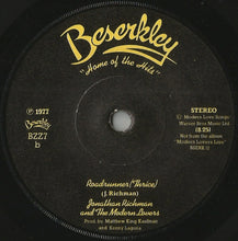 Load image into Gallery viewer, Jonathan Richman And The Modern Lovers* : The Morning Of Our Lives / Roadrunner (Thrice) (7&quot;, Single, Sol)
