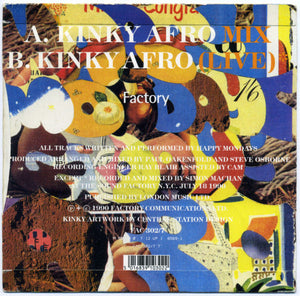 Happy Mondays : Kinky Afro (7", Single, Pap)