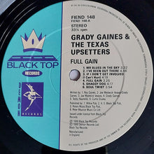 Load image into Gallery viewer, Grady Gaines &amp; The Texas Upsetters : Full Gain (LP, Album)
