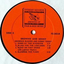 Load image into Gallery viewer, Brownie McGhee &amp; Sonny Terry* : Brownie &amp; Sonny (LP, Album)
