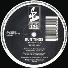 Load image into Gallery viewer, Run Tings : Fires Burning b/w Tribe Vibes (12")
