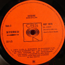 Load image into Gallery viewer, Bob Dylan : Desire (LP, Album)
